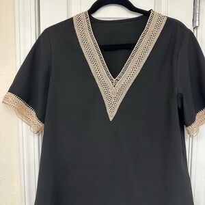 Black 80’s Vintage Top